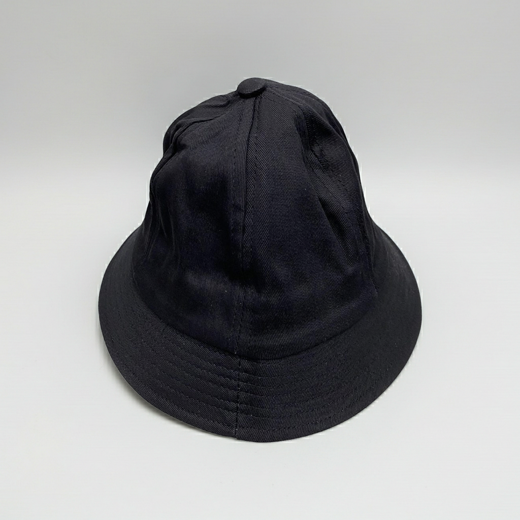 6 Panel Sporty Bucket Hat | Black