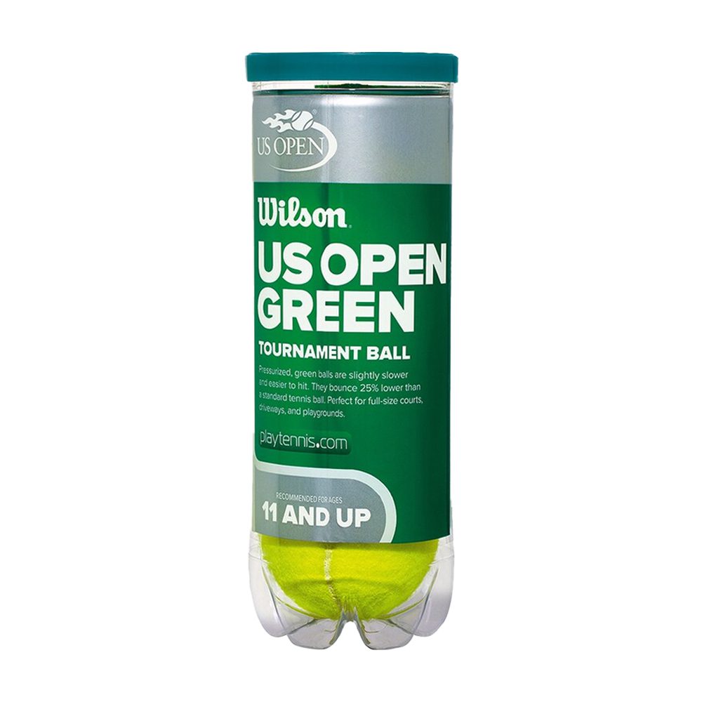 Wilson Green Tournament Balls (Pack of 3)